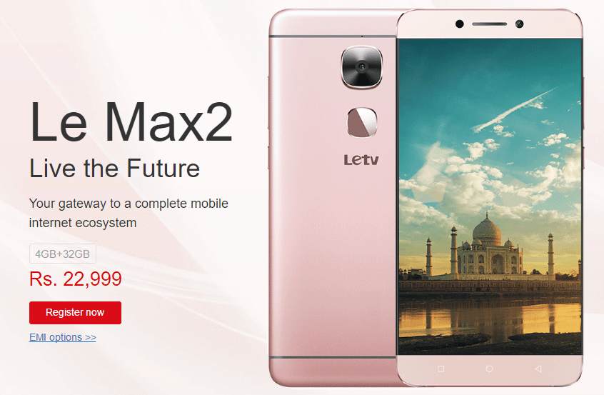 You are currently viewing Le Max2 (4GB + 32 GB) available via flash sale