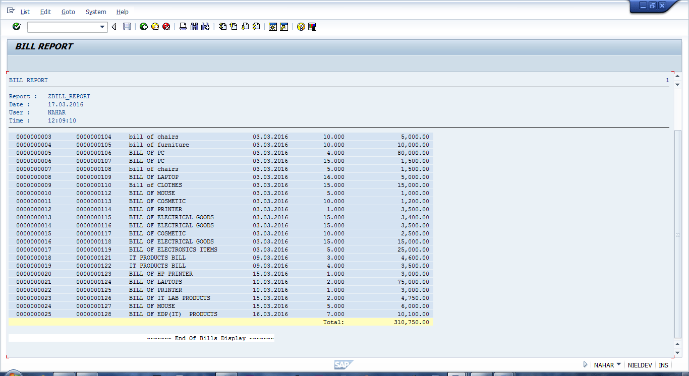 You are currently viewing How to calculate Sum of Amount Field in SAP