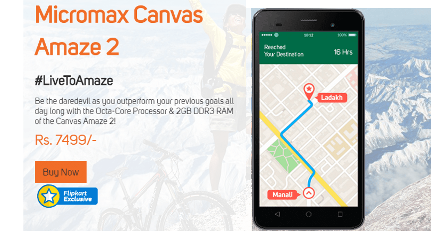 You are currently viewing Micromax launched Canvas Amaze 2 in India at Rs. 7,499