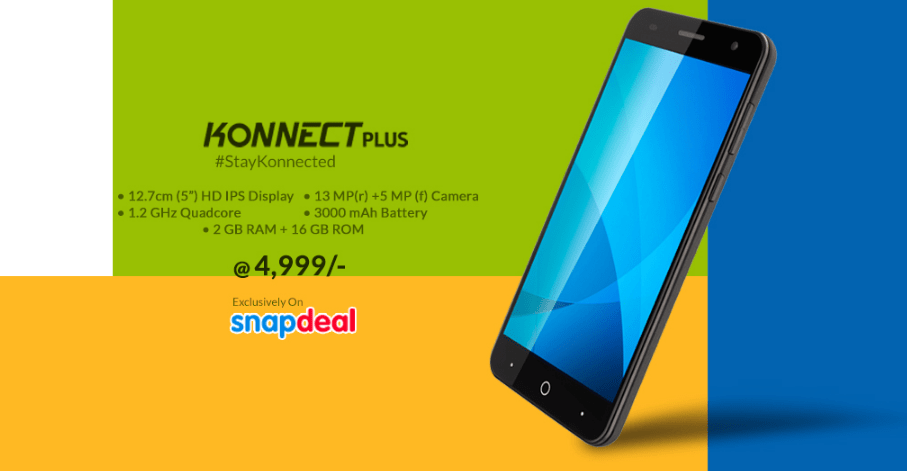 You are currently viewing Swipe Konnect Plus (2GB+16GB) launched in India at Rs. 4,999