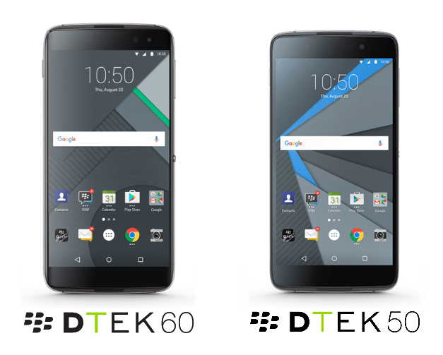 You are currently viewing BlackBerry launches DTEK 60 and DTEK 50 in INDIA: A COSTLY affair