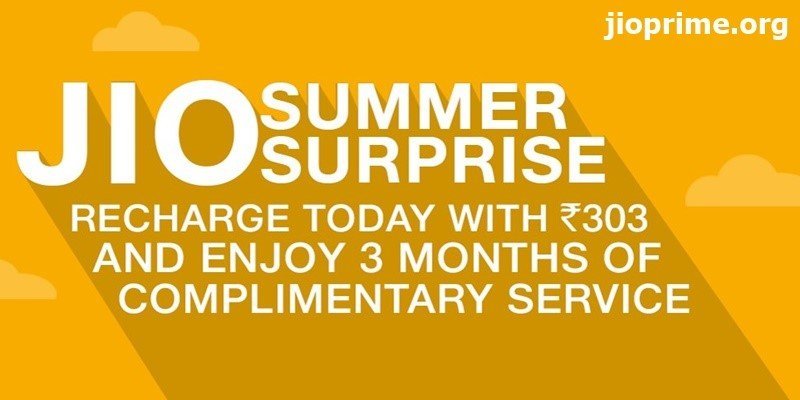 You are currently viewing JIO Summer Surprise Offer: Free for 3 more months